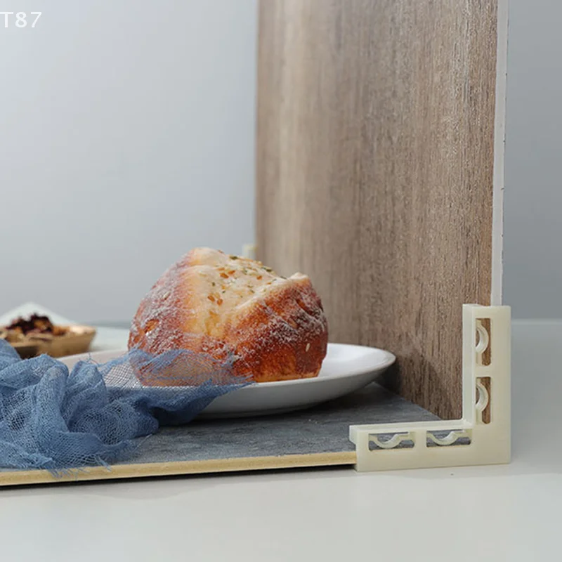 사진 스튜디오 장비 플라스틱 코너 수직 스냅 온 사진 배경 보드 액세서리는 두께 5mm를 클램핑할 수 있습니다.