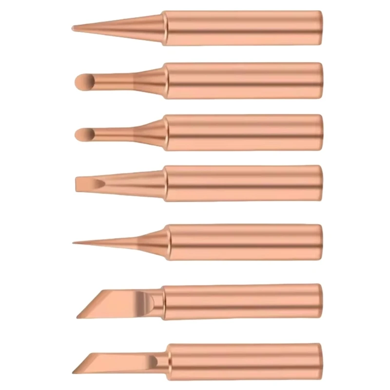 5/6/7pcs Soldering Iron Tips Set Thermal Soldering Tips Upgrades for leading Frees Welding & BGA Soldering Tool