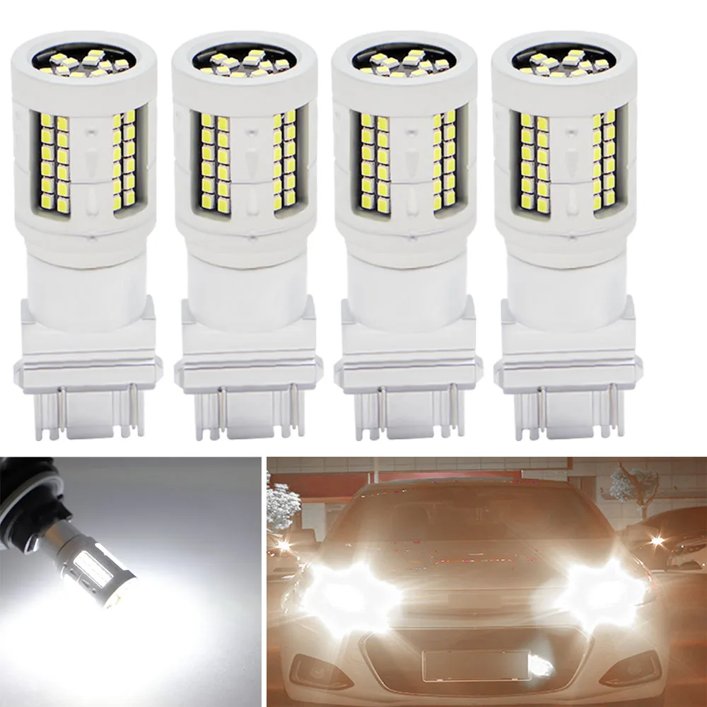 

2PCS T25 3157 CK 3156 3057 3457 4157 P27/7W P27W Super Bright LED Car Reverse Lamps Daytime Running Lights Turn Signal Bulbs