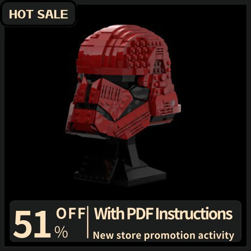 New Space Wars Series Movie Character Helmet Trooper Space Fighter Model Building Blocks Diy Creative Ideas Kidtoy Birthday Gift