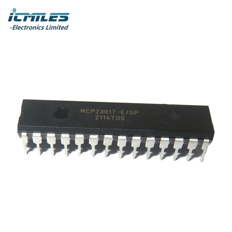 1/5PCS MCP23017 DIP28 MCP23017-E/SP DIP-28 Microcontroller Expander Chip In Stock