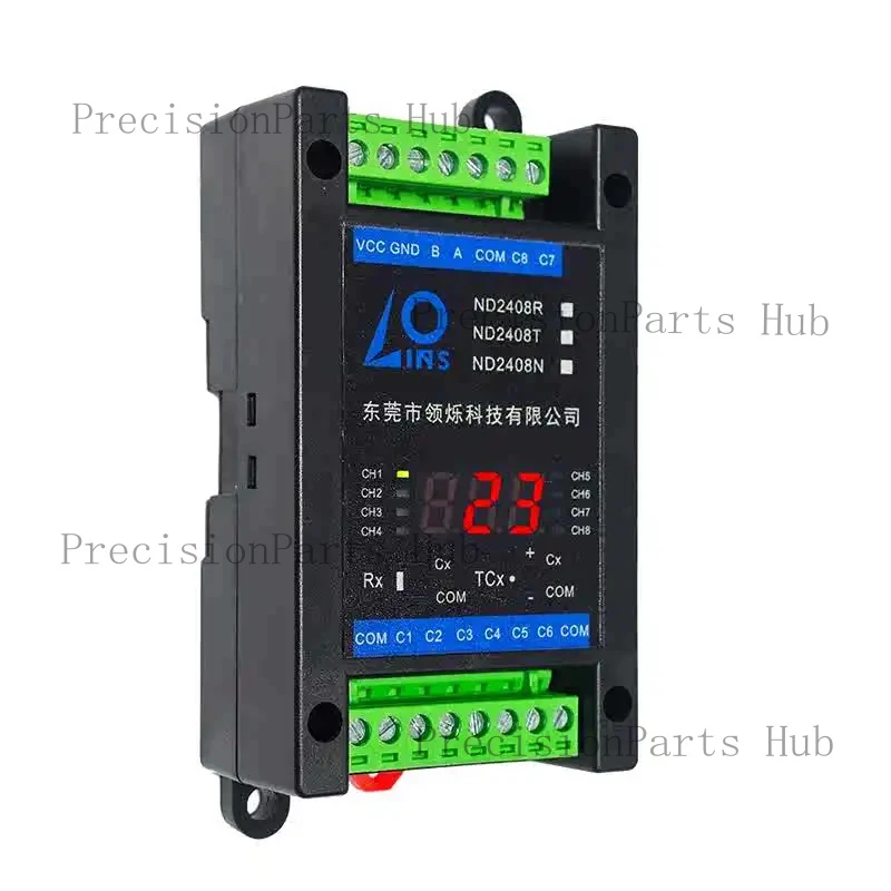 Isolation Temperature Acquisition Transmitter, Digital Display Screen, Rail S/R/N/T/K Type Thermocouple To RS485