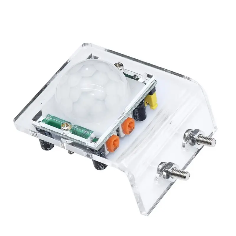 【PRECIO CALIENTE!】SR501 Detector de sensor de movimiento IR detección Mini módulo PIR tecnología infrarroja ajustable para proyectos de bricolaje Kit