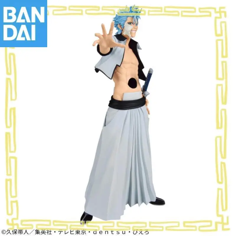 Genuine Bandai Namco Banpresto Bleach Maximatic Grimmjow Jaegerjaques Pvc Anime Figure Model Collector Toy Gift Desktop Ornament