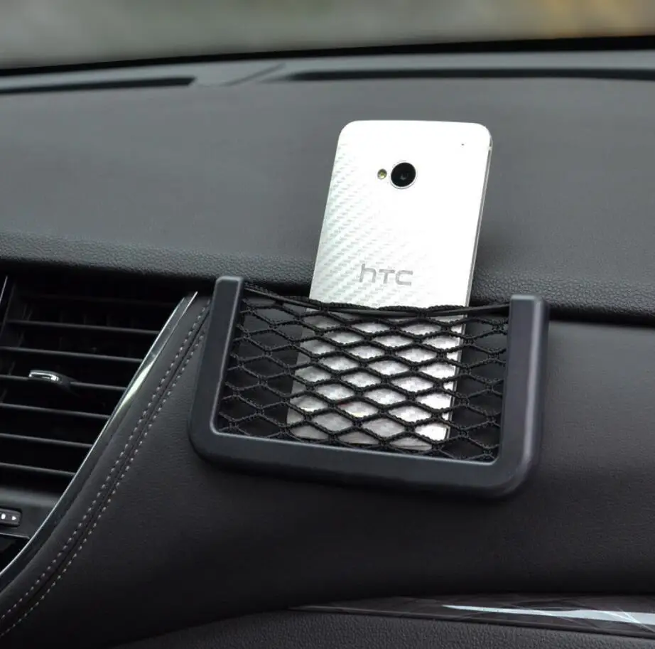 14*7cm Universal Car Seat Back Storage Net Bag FOR kia sorento mazda 6 gh bmx nissan x trail t32 nissan primera p12 audi a6 c5