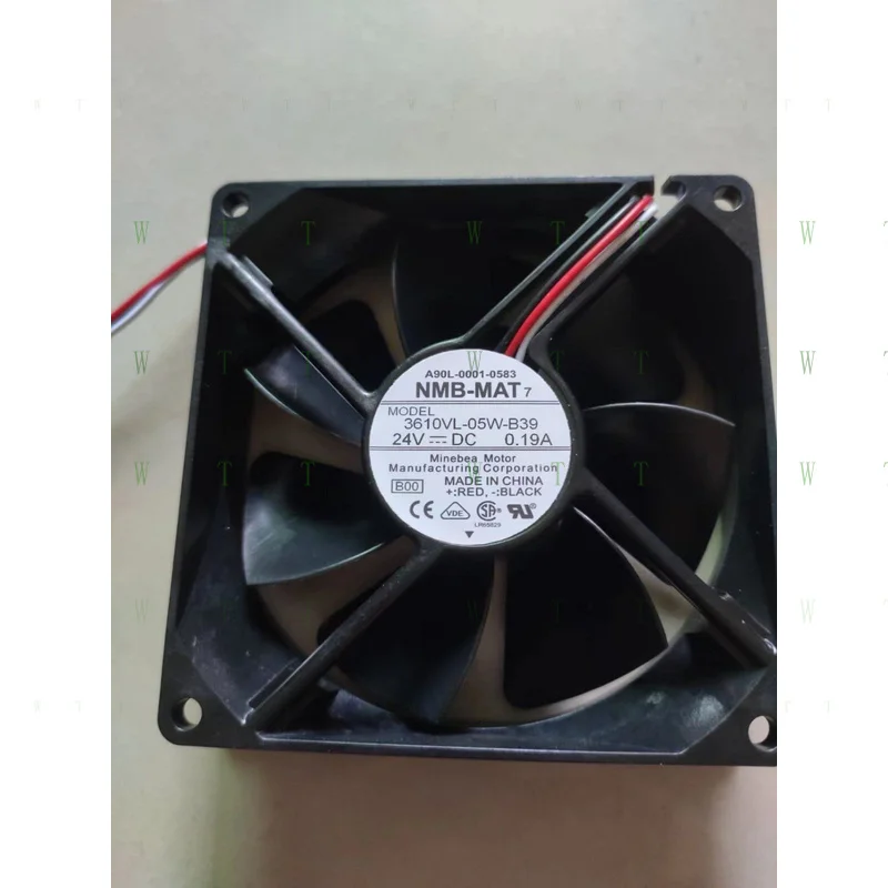 H 1 PCS for NMB Fan 3610VL-05W-B39  A90L-0001-0583 24V 0.19A 9025 9cm Fanuc Fan 3 pin