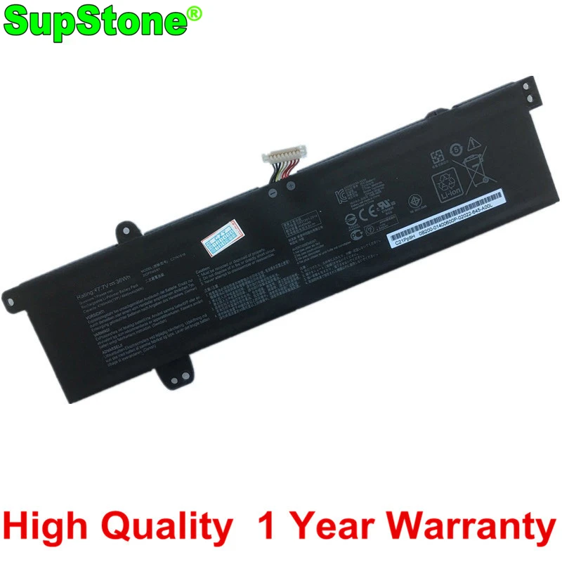 

SupStone C21N1618 Laptop Battery For Asus VivoBook F402BA F402BP R417BP R417BA L402BP L402BA X402BP X402BA E402BP E402BA P9000