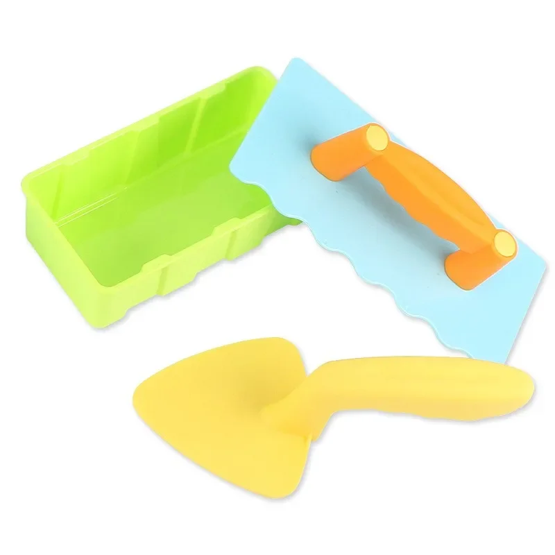 Beach Toy Children Play Sand Toy Shovel Sandbox Brick Walls Molds Castle Building Tools Summer Outdoor Play Beach Game for Kids