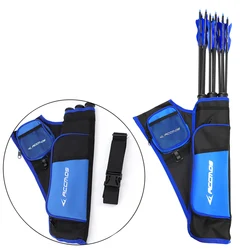 3-Tube Hip Quiver Archery Arrow Target Quiver for Archery Hunting Arrows Holder Bag with Adjustable Strap hunting accessories