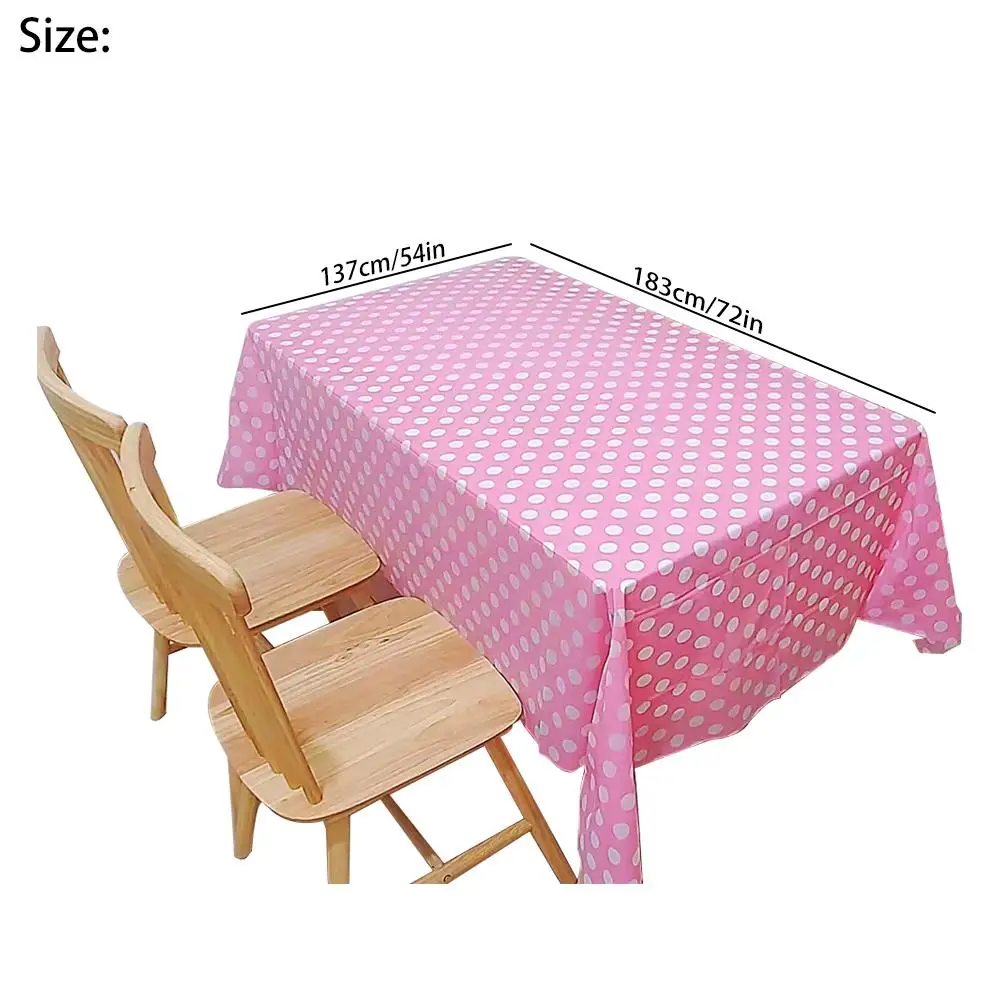 Waterproof Oil Proof PVC Table Cloth Anti-Scalding Table Cover Home Dining Tablecloth Dinner Table Decor Kitchen Accessories