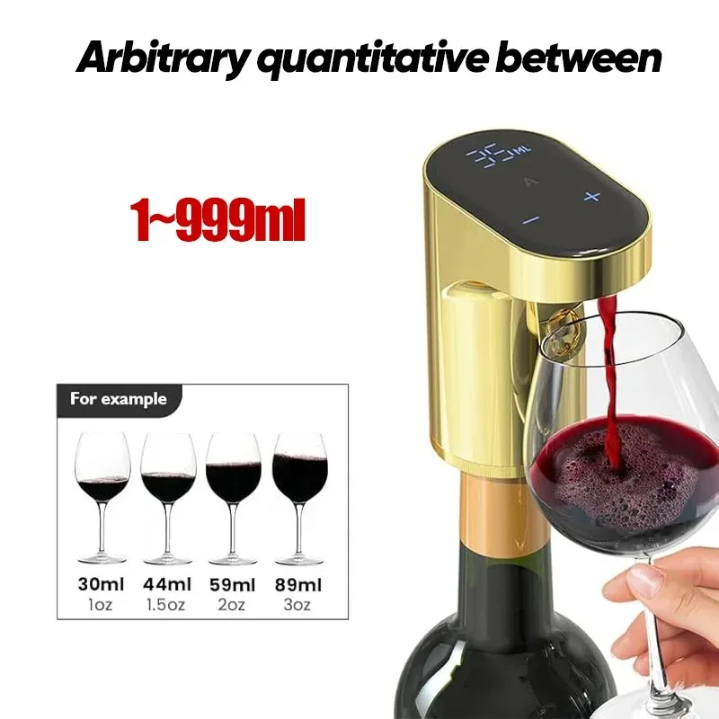 

New Portable Mini Automatic Wine Decanter Electric Wine Aerator And Wine Dispenser