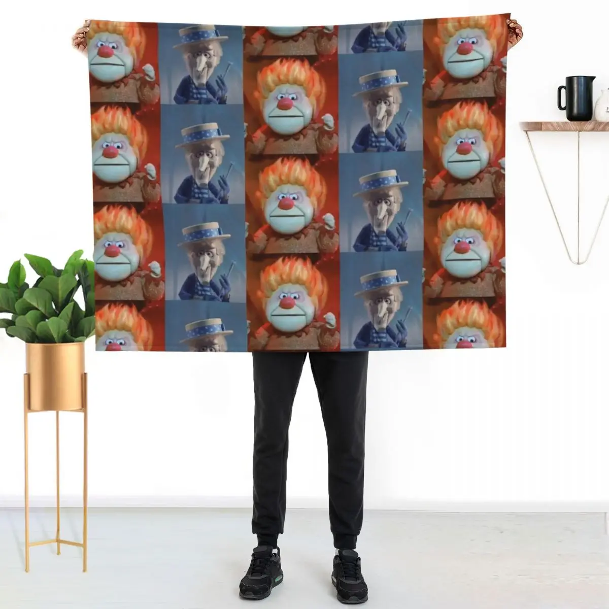Miser Brothers Throw Blanket Portable Lightweight Blanket for Travel Camping