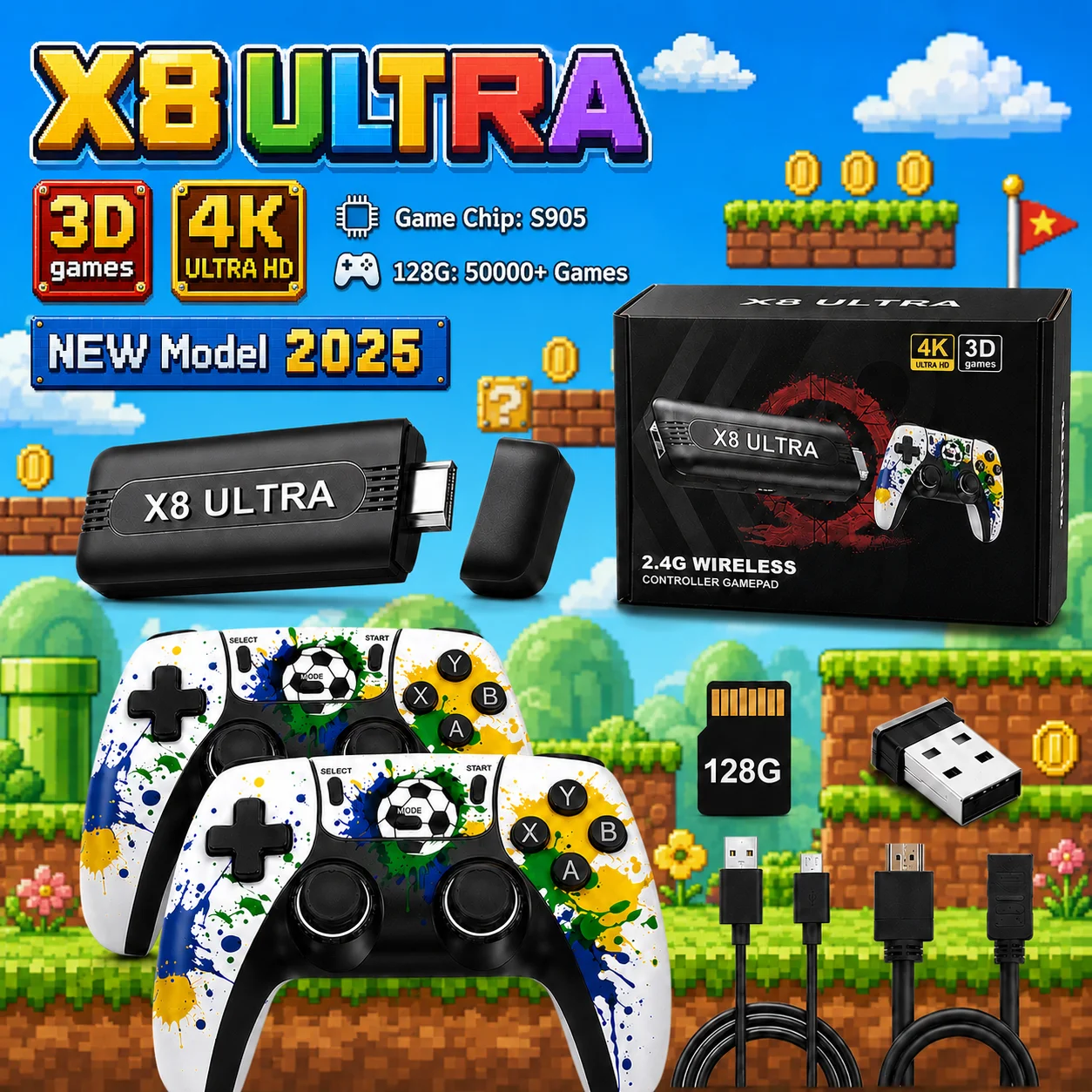 Retro Gaming In 2026 - Console de Jogos Retro 4K Plug