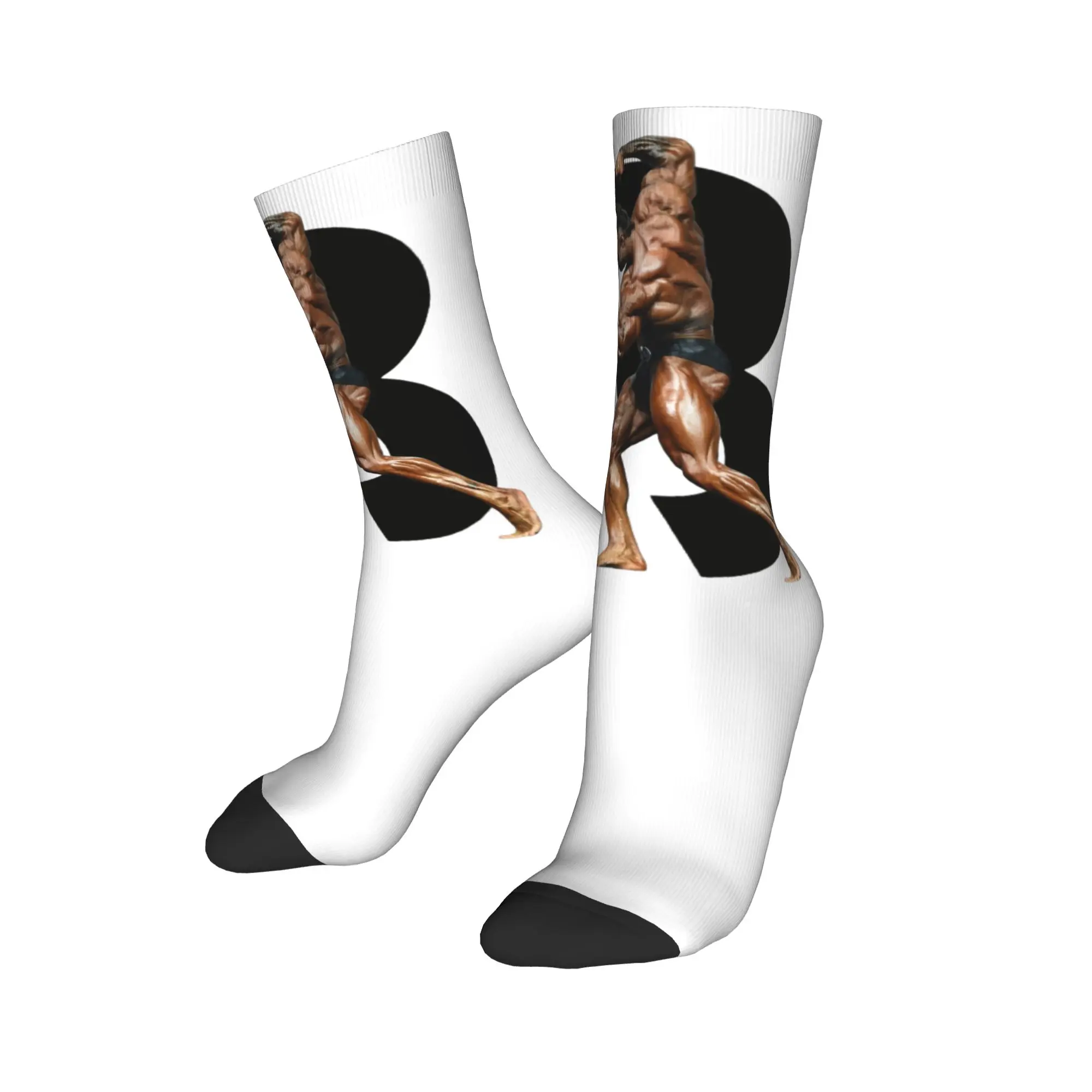 Custom Cool Cbum Bodybuilding Socks Men Women Warm 3D Print  Basketball Sports Socks view 3