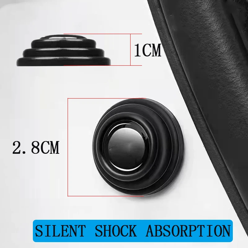 8Pcs Car Door Shock Absorber Self Adhesive Collision Avoidance Soundproof Seal Sticker Styling Protectors Universal