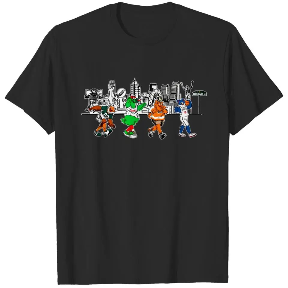 Philadelphia Sports T Shirts, Philly Mascots T Shirts  Fashion Trend T-Shirts