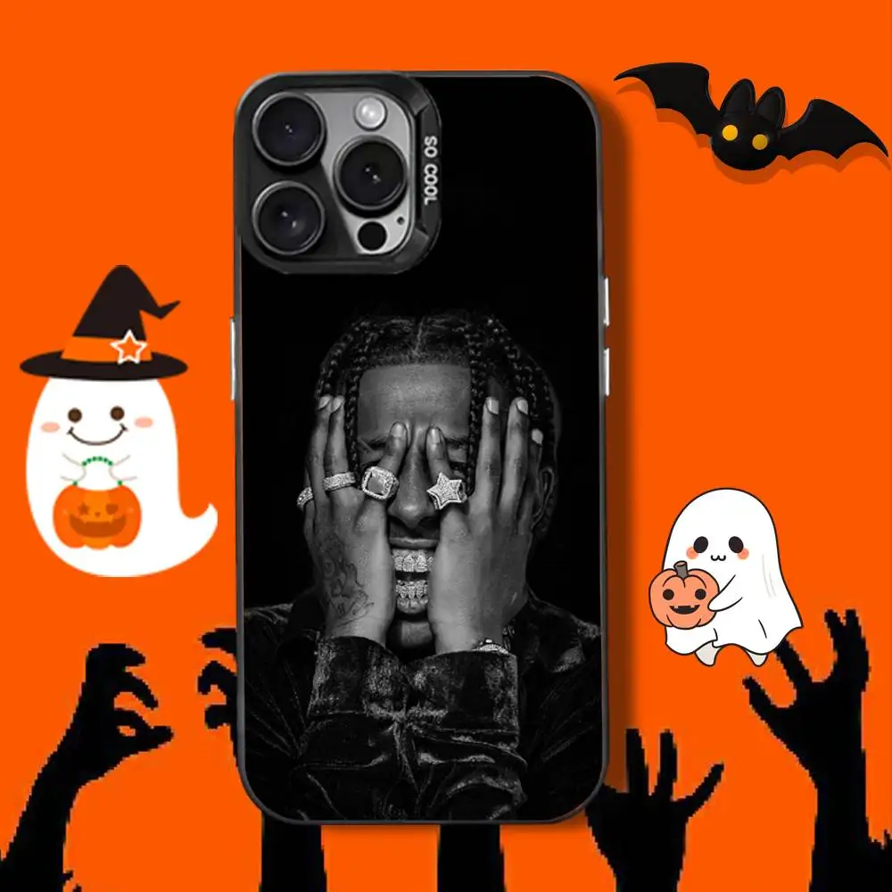 حافظة هاتف رائعة L-Lil B-BabyS Singer لهاتف iPhone 12,16,11,14,13,17,15,E,Max,Plus,Air,Pro,غطاء أسود صغير مقاوم للصدمات #4