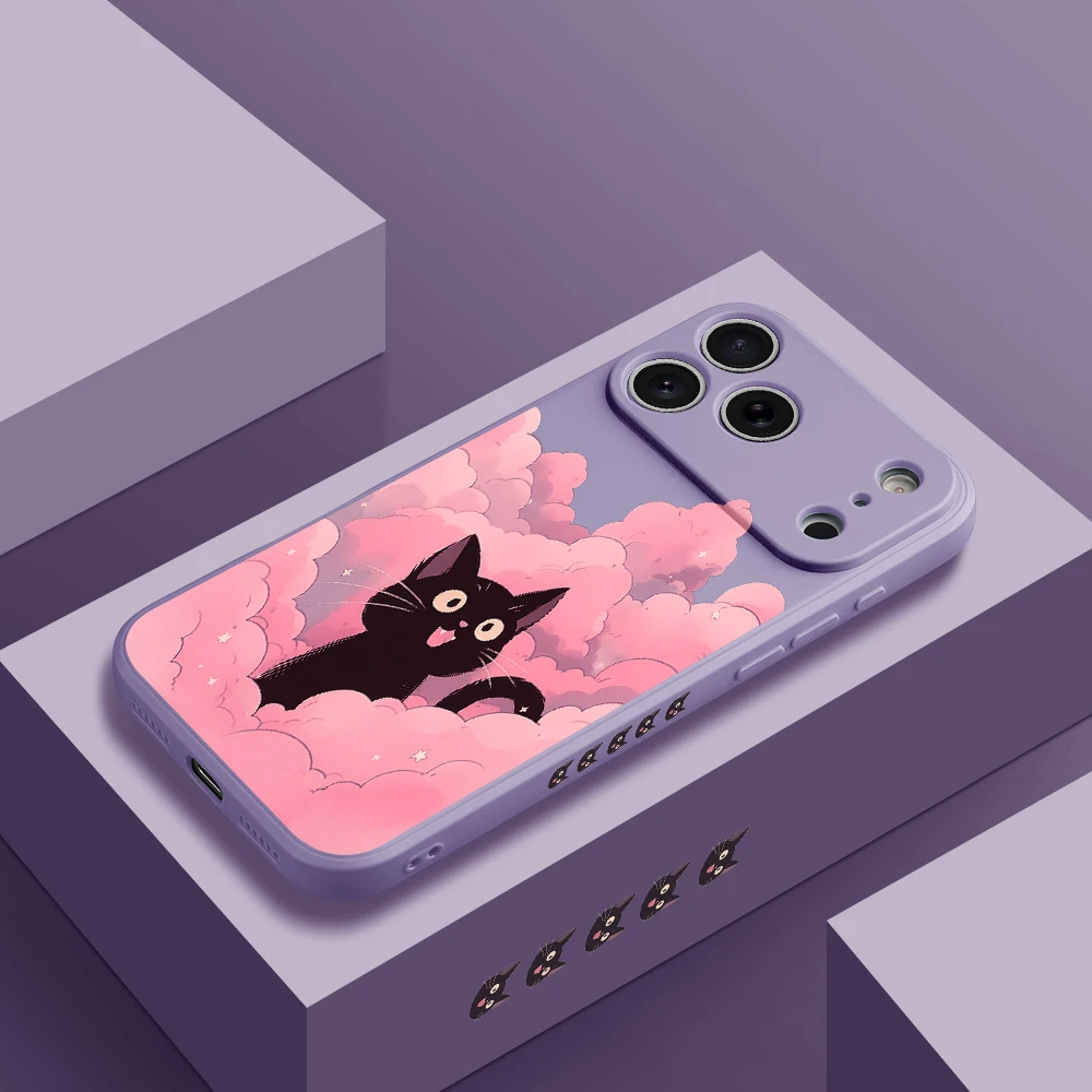 Black Cat Cloud Pat… - image