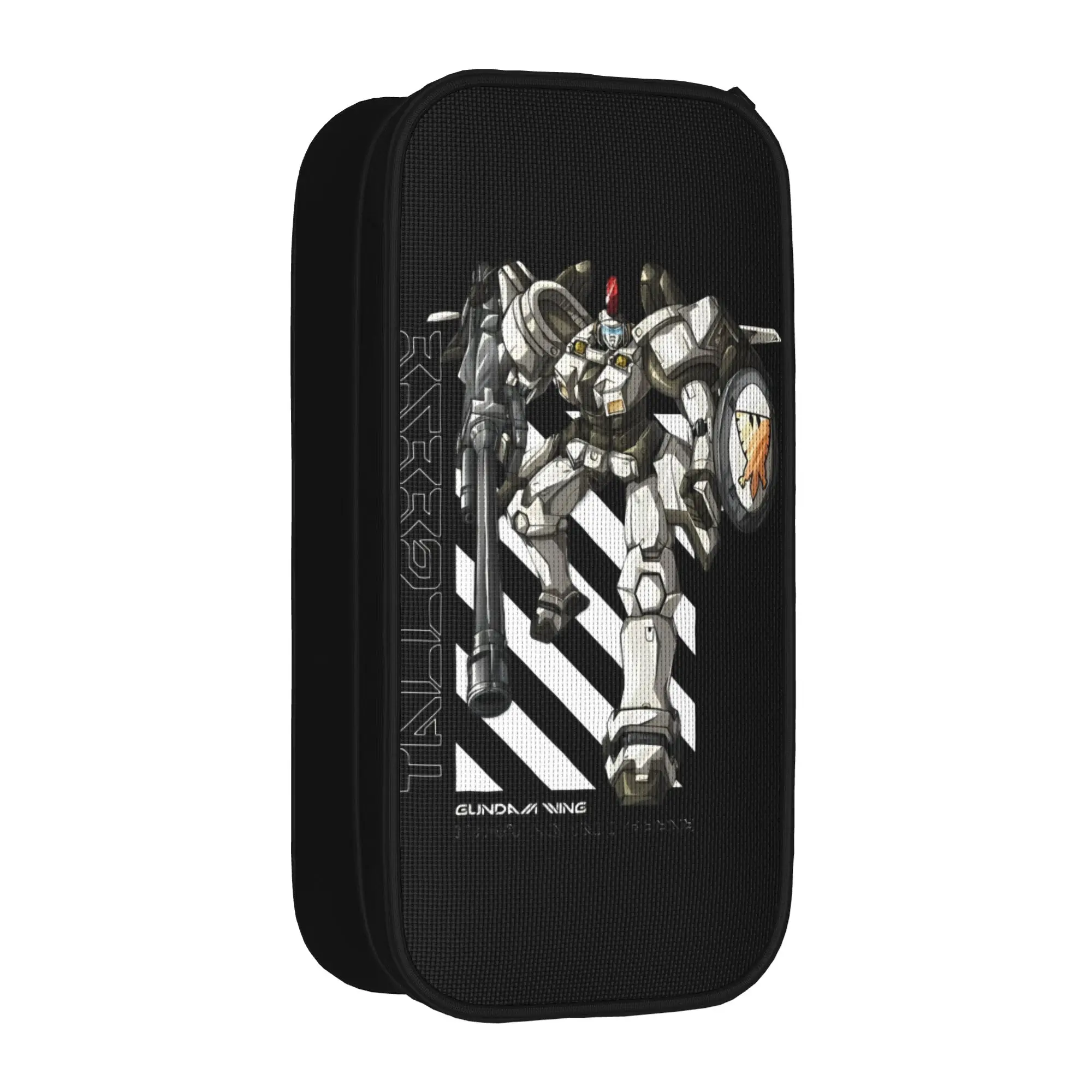 Large-capacity Pencil Pouch MOBILE SUIT GUNDAMs manga anime Office Accessories Double Layer Pencilcase