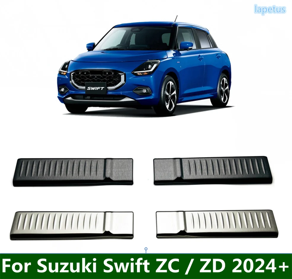 

Steel Rear Trunk Bumper Sills Plate Protector Plate Sill Trunk Guard Cover For Suzuki Swift ZC / ZD 2024 2025 Car Accessories