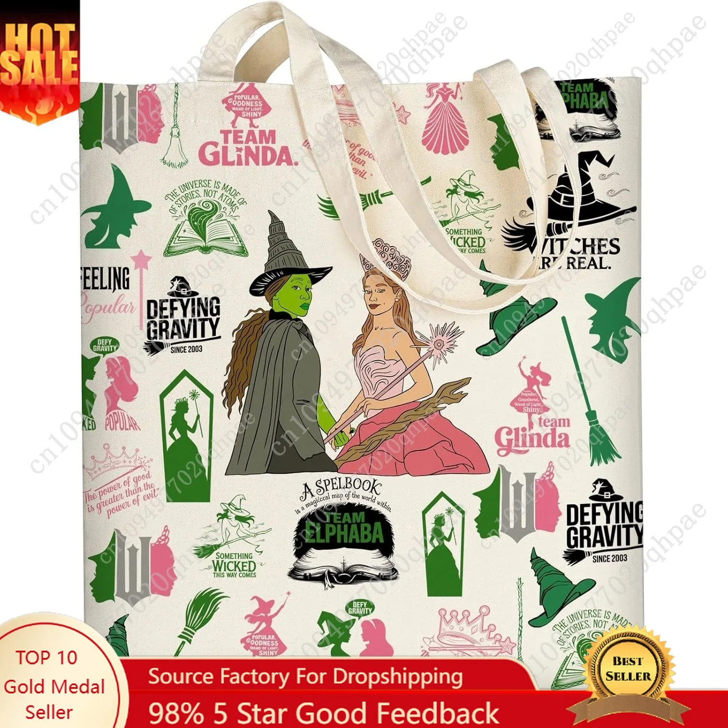 

AUSVKAI Canvas Tote Bag Aesthetic for Women, Cute Reusable Cloth Cotton Bags for Shopping Beach Trendy Gifts