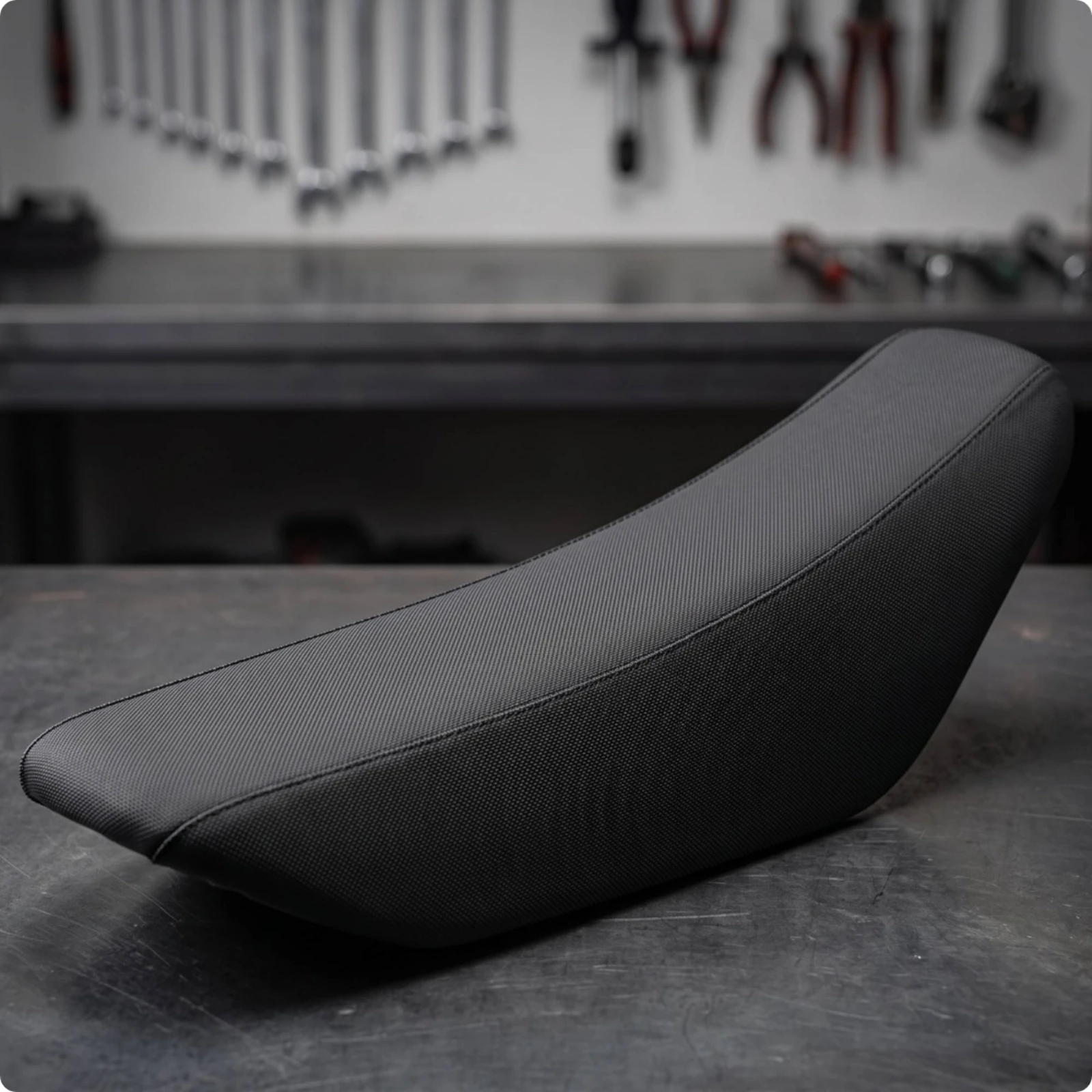Dirt Bike Seat Cushion Textured Motorcycle Seat Cushion Tapered Shock Absorbing for Riders, off-Road, Trail Riding