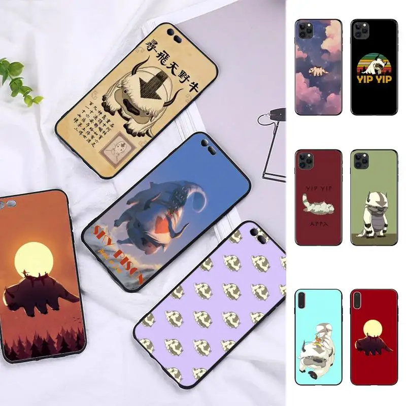 Appa Yip Yip Avatar Phone Case for iPhone 11 12 13 Mini Pro Max 8 7 6 6S Plus X 5 SE 2020 XR XS Funda Case