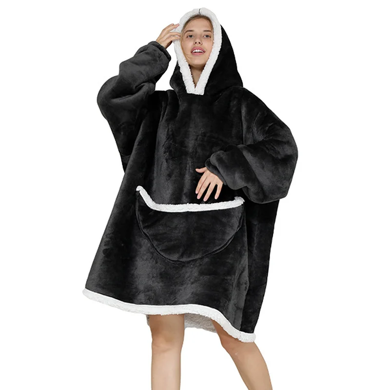 เสื้อฮู้ดดี้ลายการ์ตูนไซส์ใหญ่สำหรับผู้หญิง คอลเลคชั่นฤดูหนาว 206 เสื้อผ้าแฟชั่นสตรีทแวร์สวมใส่สบาย