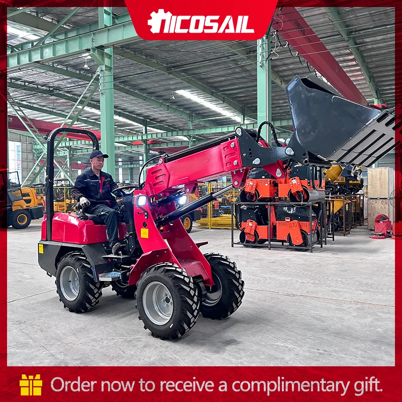 

2-тонный телескопический колесный погрузчик-манипулятор с навесным оборудованием для сельского хозяйства