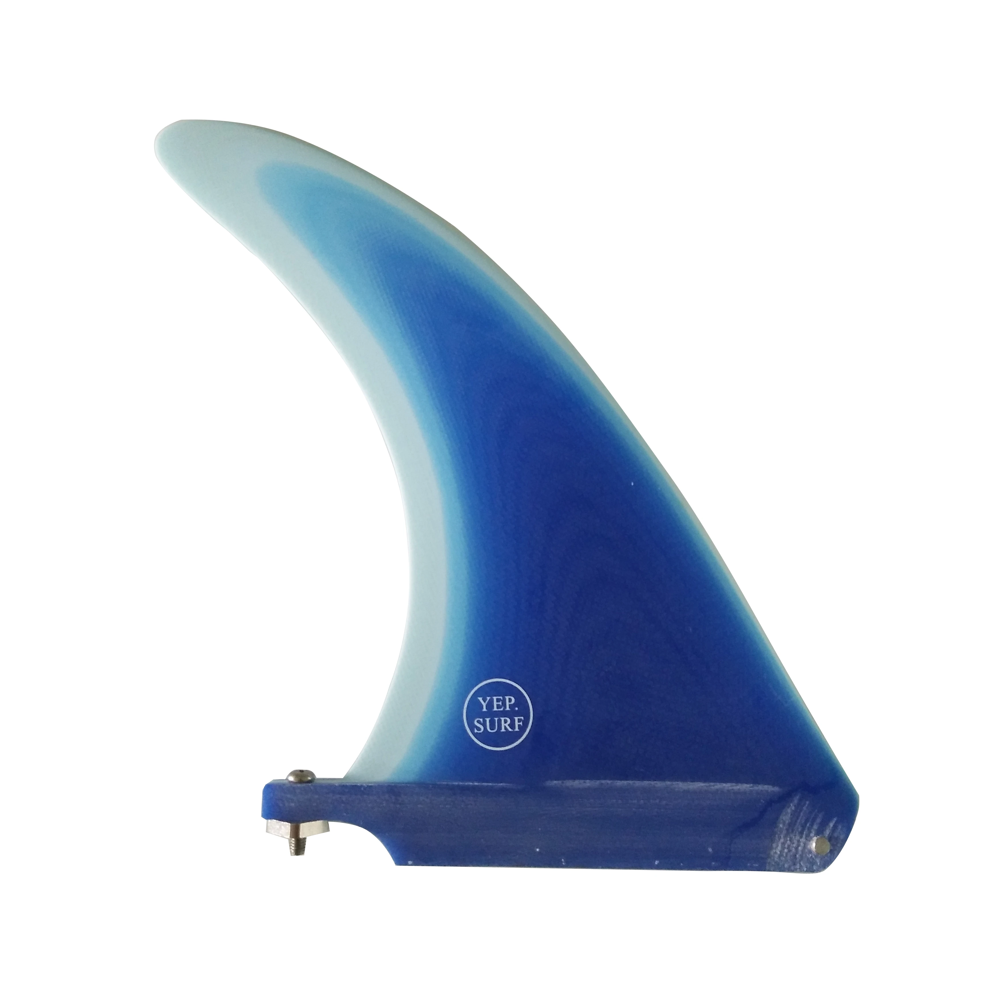 

Yep.Surf Surfboard Longboard Fins Single Fin 8" Surf Fin Surfboard Fin 8 Length Blue Color Fiberglass SUP Fin Paddleboard Fin