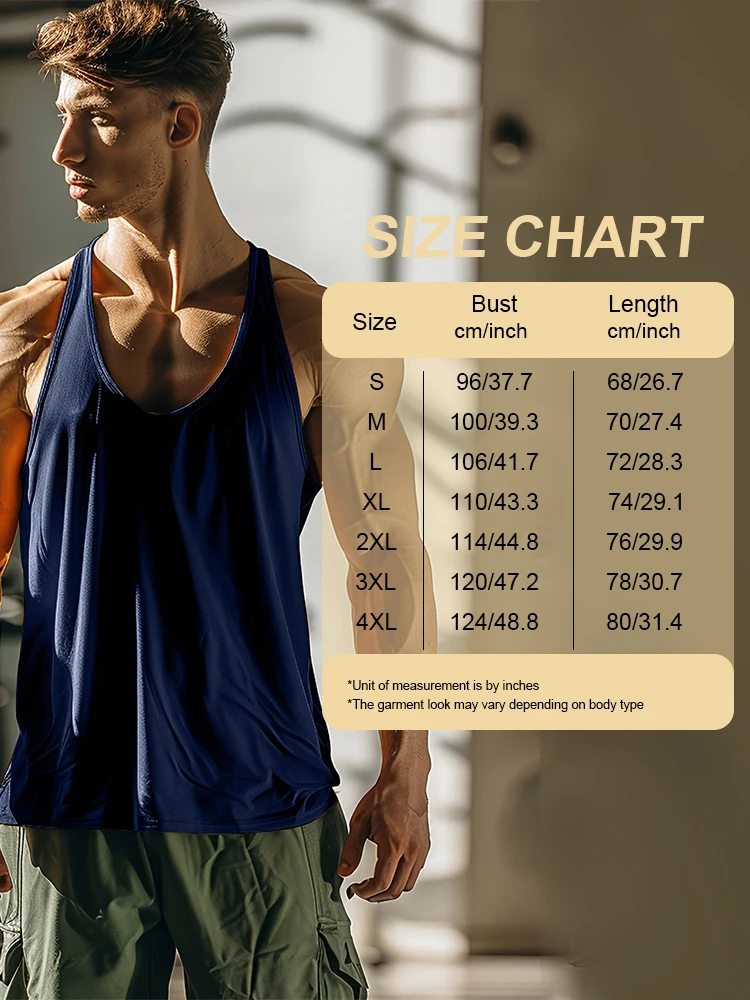 Summer New Men's Tank Top Quick Dry Fitness Tank Top Breathable Comfortable Casual Tank Top Running Pattern Printed Tank Top image 6