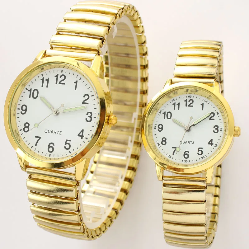 Moda donna uomo orologio cinturino elastico flessibile orologio da polso al quarzo orologio cinturino in acciaio coppia orologio regalo Relogio Feminino