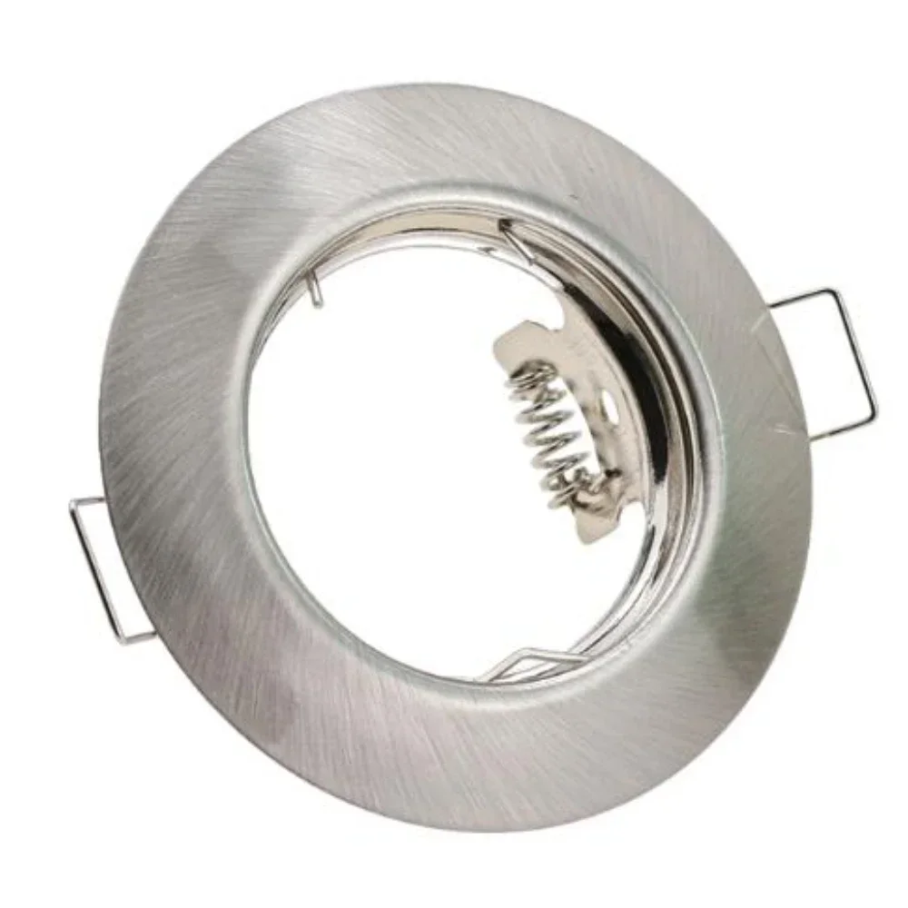 Modern aluminium Alloy Cut-out 70mm GU10 bingkai pencahayaan tersembunyi perlengkapan pencahayaan tetap lampu sorot Downlight perumahan