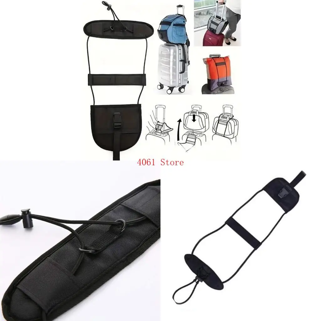 

Luggage Strap Luggage Bungee Strap Add Bag Elastic Strap Adjustable Suitcase Belt Travel Accessories for Extra Luggage