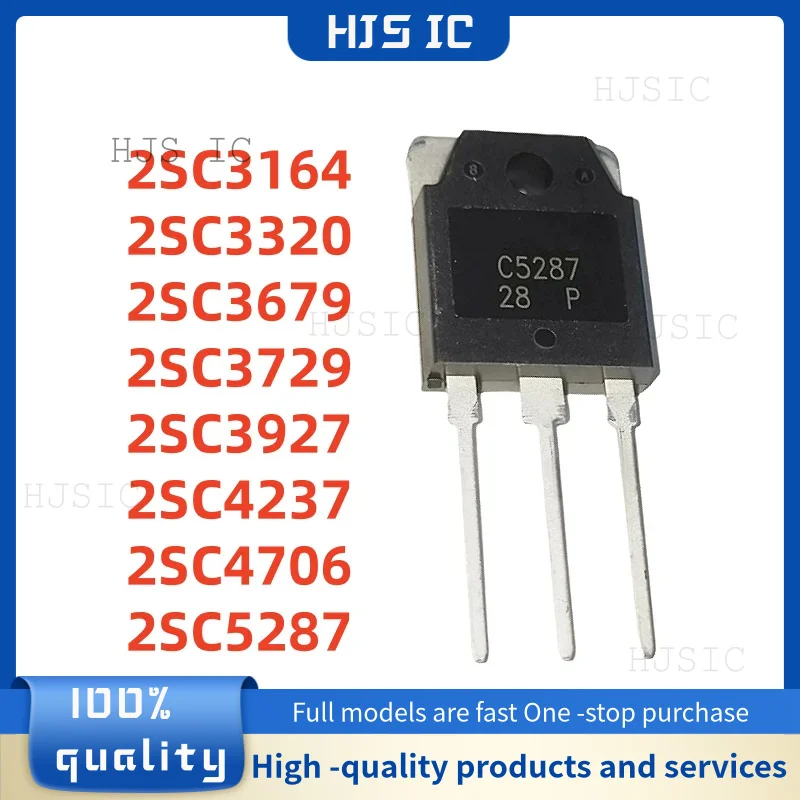 5PCS NEW 2SC3164 2SC3320 2SC3679 2SC3729 2SC3927 2SC4237 2SC4706 2SC5287 TO-3P C3164 C3320 C3679 C3729 C3927 C4237 C4706 C5287