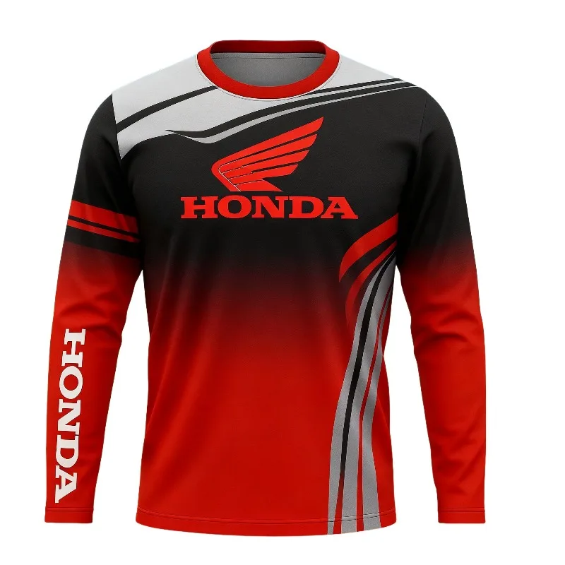 

Honda 2026 Off Road Motorcycle Quick Dry Breathable Jersey Mountain Bike Racing T-Shirt Comfortable Riding Ropa Motocross Hombre