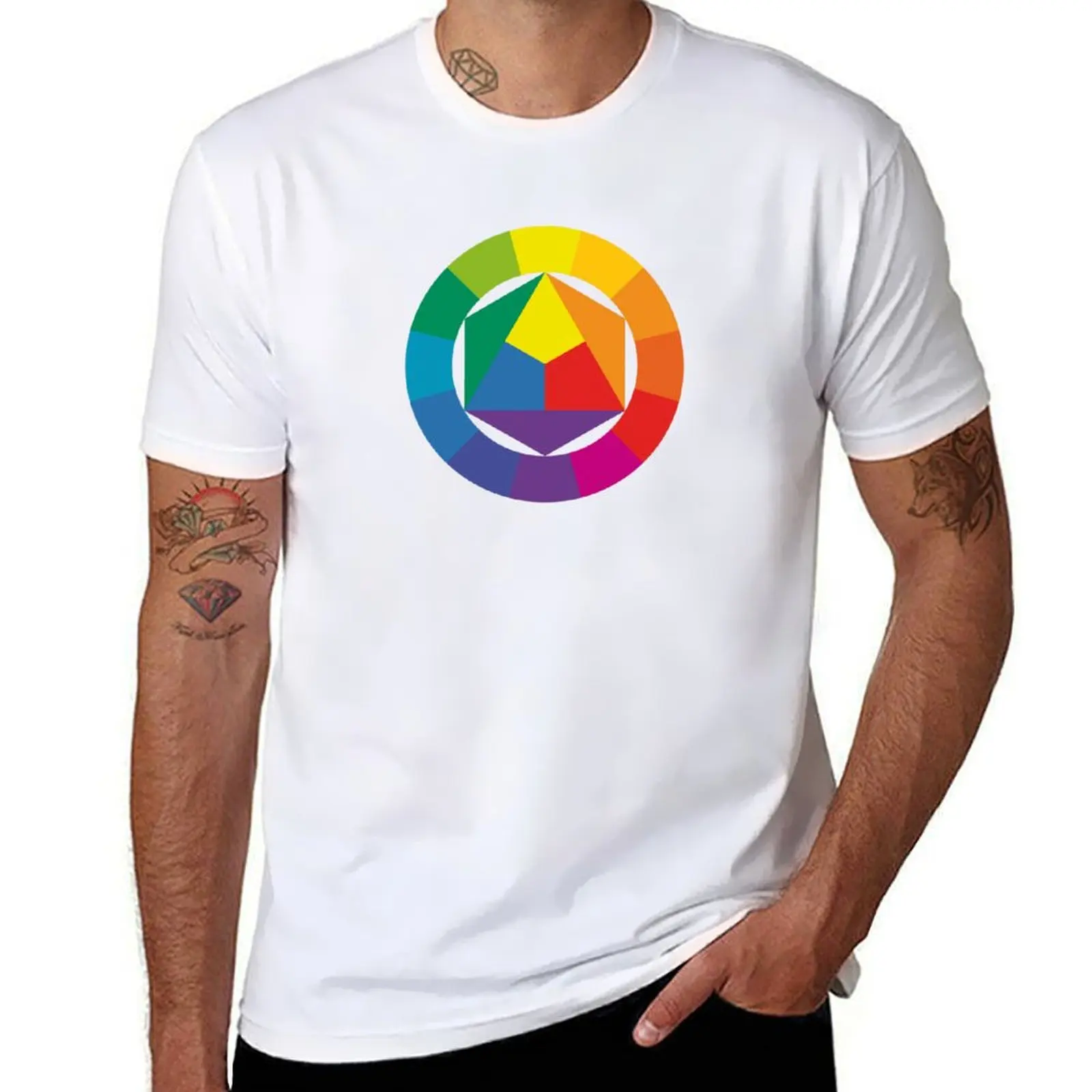 

Color palette color wheel T-Shirt t shirts for man graphic funny man t shirt designer T-Shirt