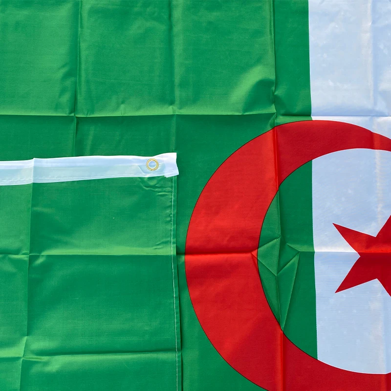 aerlxemrbrae flag  90*150cm  The Algeria Flag Polyester Flag 5*3 FT  High Quality