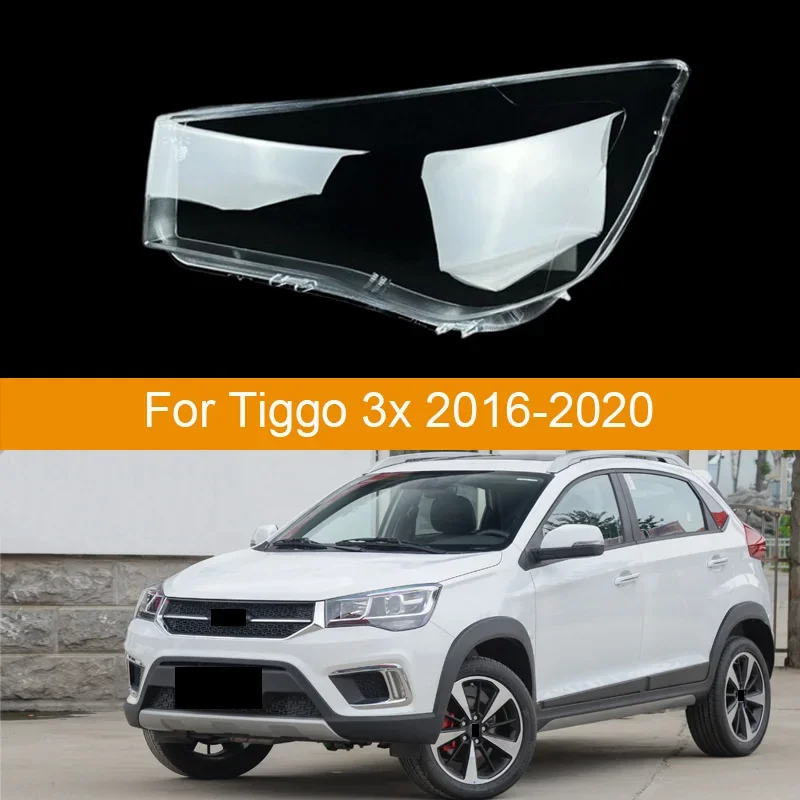 

Чехол для передней фары автомобиля Chery Tiggo 3x 2016-2020, абажур для передней фары автомобиля, лампа для передней фары, оболочка для стеклянной линзы