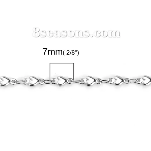 Moda 304 cavigliere in acciaio inossidabile per le donne colore argento cuore Charms bracciale gamba a piedi ragazza cavigliera estiva gioielli