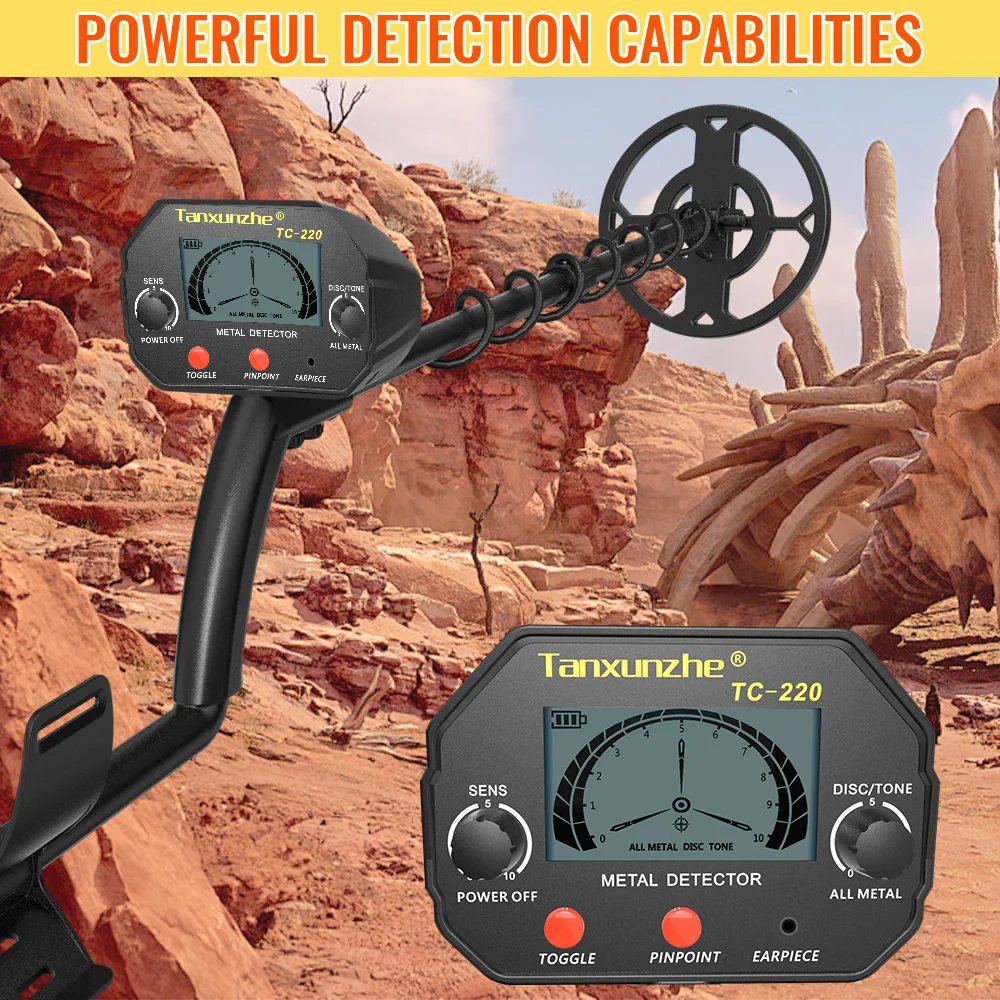 

Металлоискатель для охотника за сокровищами Pro, профессиональный золотой пинпоинтер, подземный детектор, высокочувствительный металлоискатель, искатель TC-220