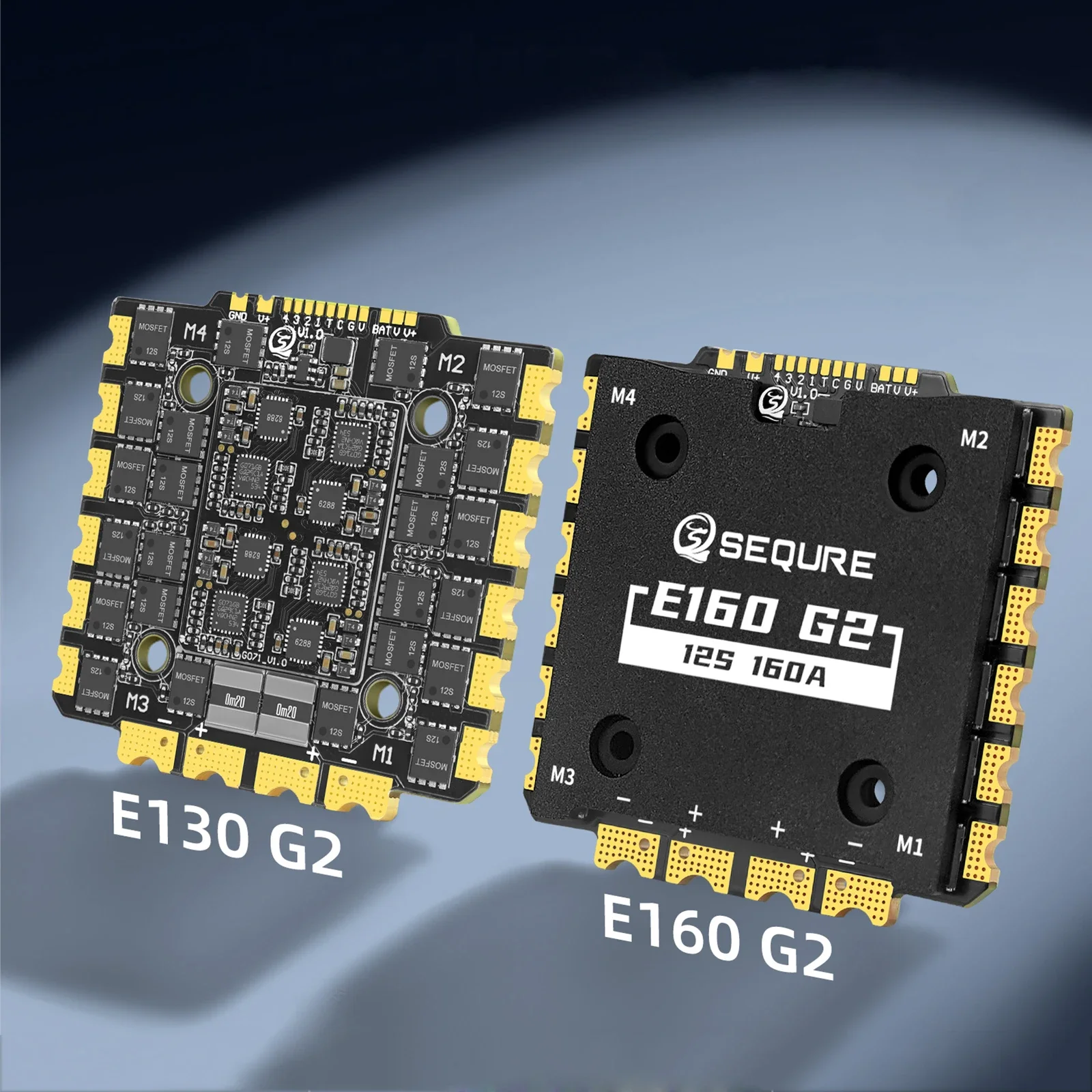 TopESSEQURE E130 G2 & E160 G2 4-12S 130A|160A 4IN1 ESC With AM32 Or BLHeli_32 Firmware For FPV Drones Racing