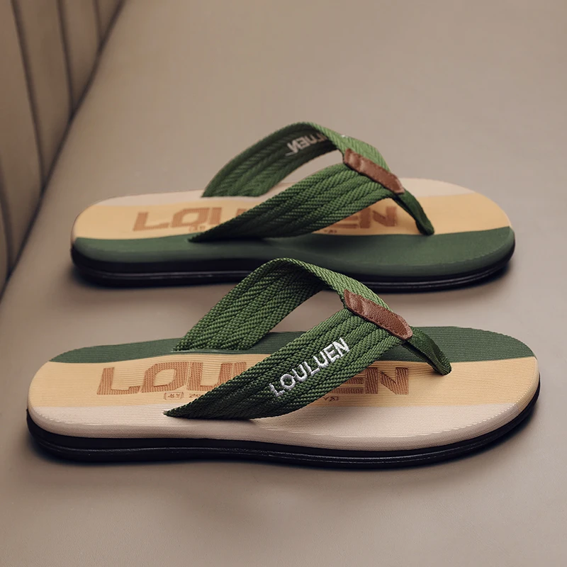 شباشب رجالية، شباشب رجالية عالية الجودة رائجة البيع، شباشب شاطئ صيفية مضادة للانزلاق، عصرية للرجال، قابلة للتنفس، ج