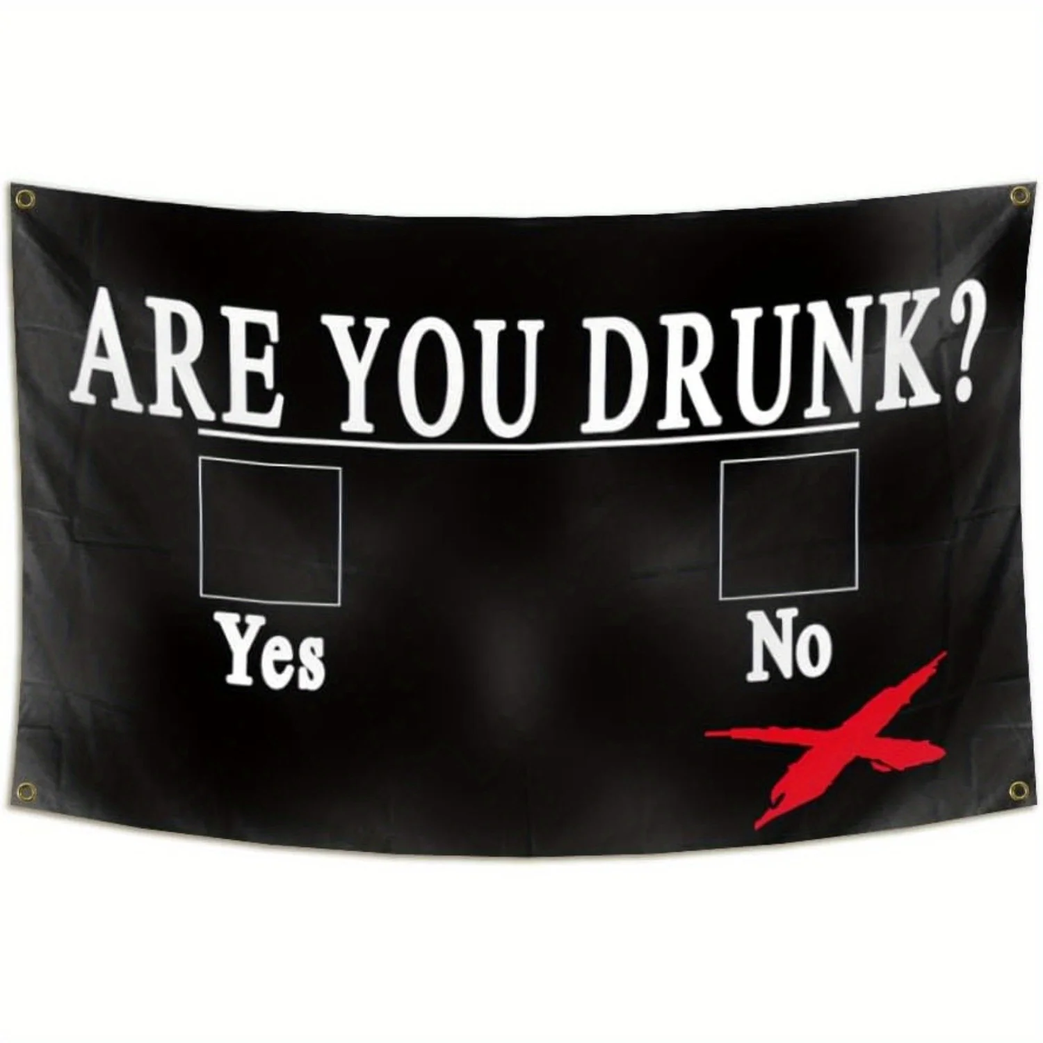 Are You Drunk Flag Banner, Funny Party College Dorm Wall Decor, Humorous Fraternity Man Cave Bedroom Festival Outdoor Decor