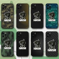 N-Nash Fishing Cool Phone Case For iPhone 16,15,14,13,12,11,Pro,X,XS,Max,XR,Plus,Mini Soft Black Cover