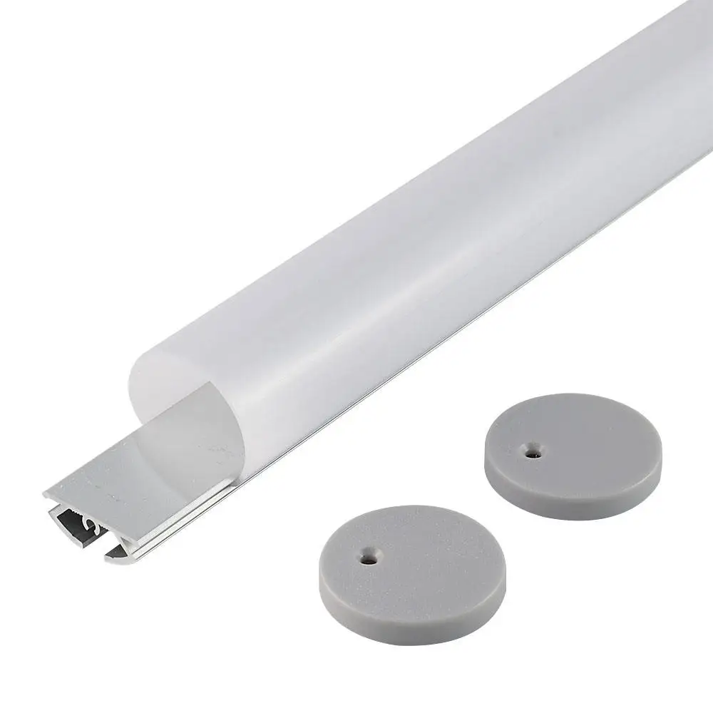 

Round 30mm Diameter Led Aluminum Profile With PC Opal Diffuser Cover for Pendent Led Lighting in Kitchen Room
