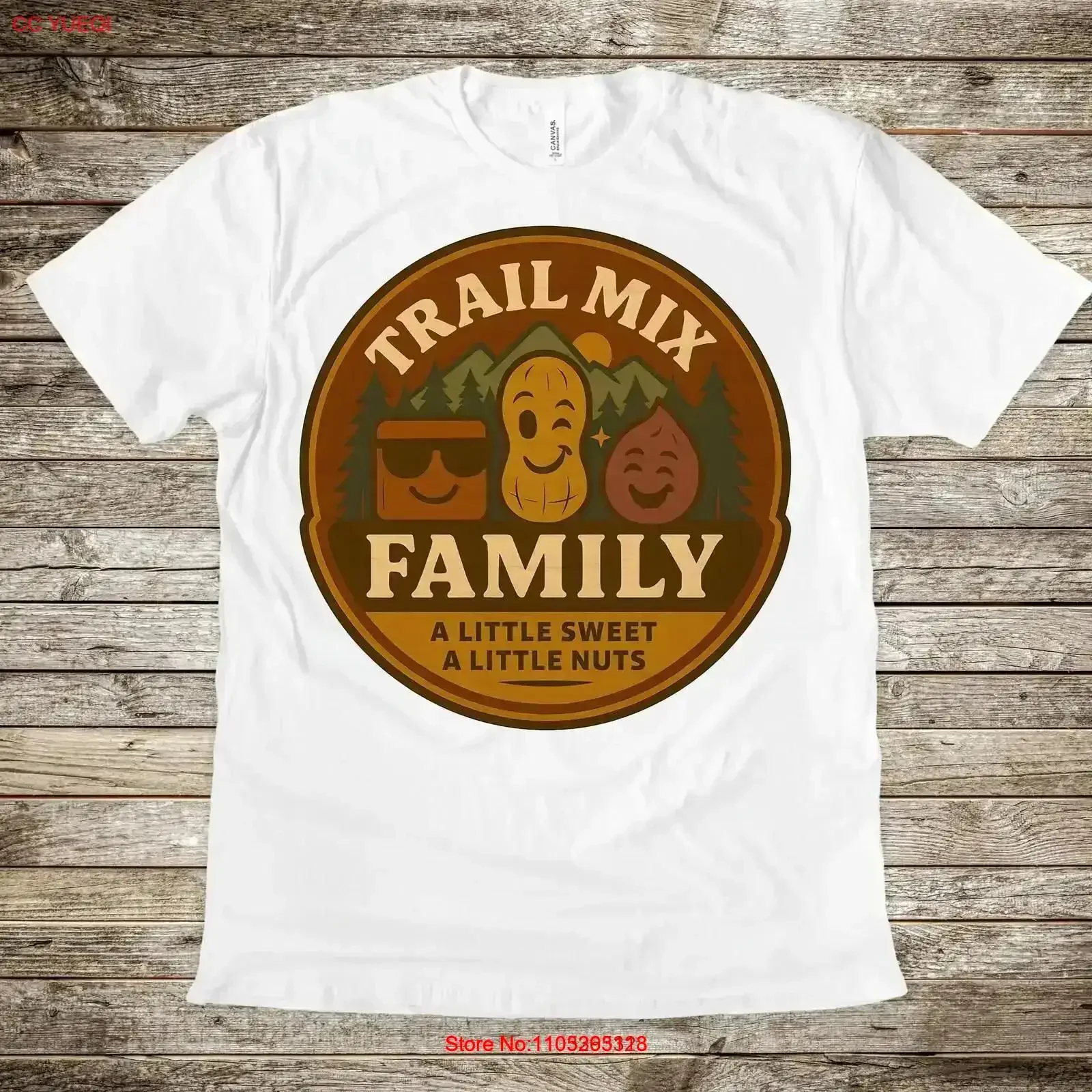 Funny Trail Mix Family T Shirt Camping Hiking Trip Matching Cute Camp vintage Washed Stretched graphic Casual Breathable Soft