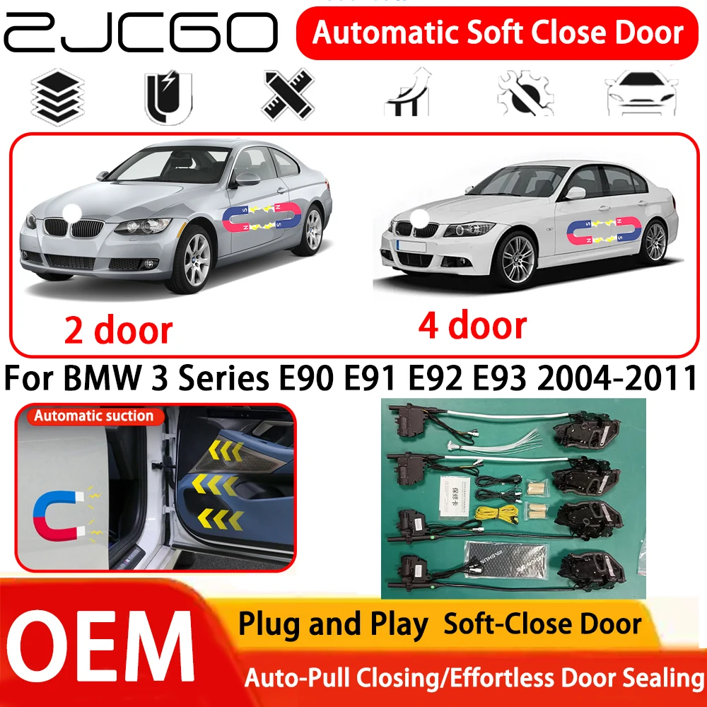 

for BMW 3 Series E90 E91 E92 E93 2004-2011 Car OEM Plug and Play Automatic Electric Soft Close Door Comfort Closing System