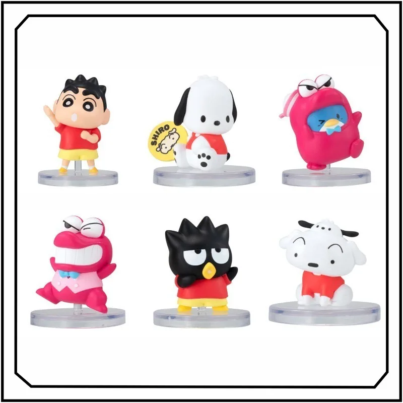

Коллекционные игрушки Bandai Crayon Shin-chan Gashapon: милые модели, воспоминания о детстве, подарок, новинка
