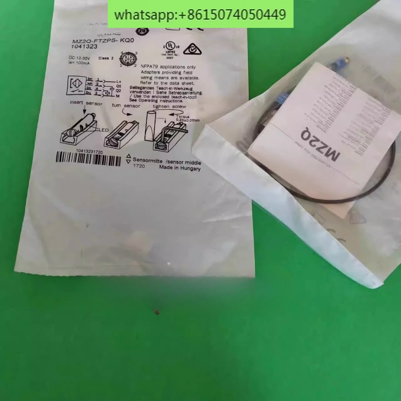 

1041323 MZ2Q-FTZPS-KQ0 оригинальный 1019005 MZT1-03VPS-KR0